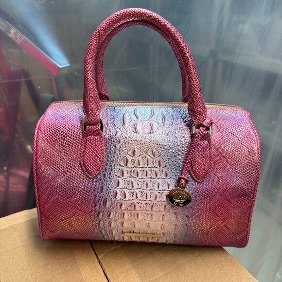 Brahmin Stacy Leather Satchel – Multi Sundial - Picture 7 of 8